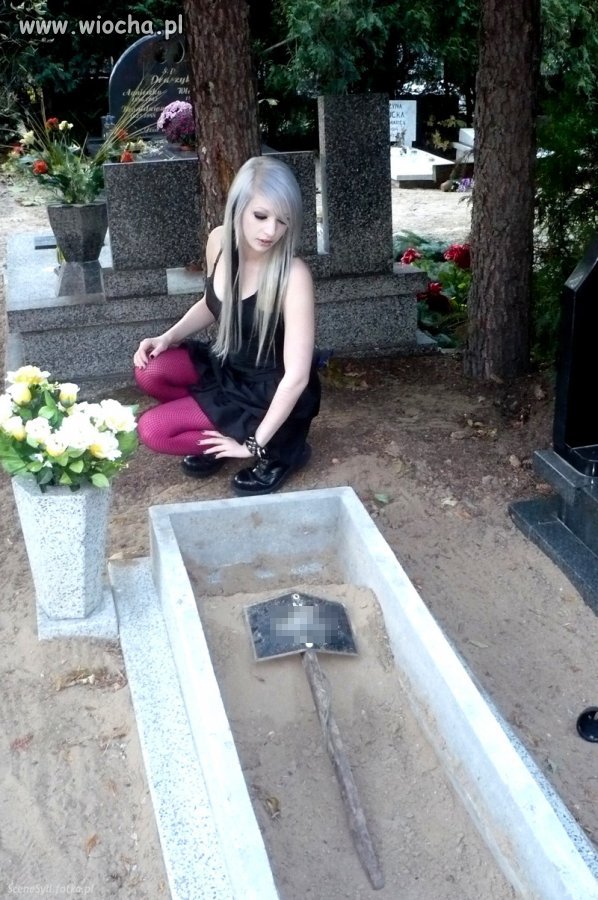 Zdjęcia na cmentarzu to raczej wiocha
