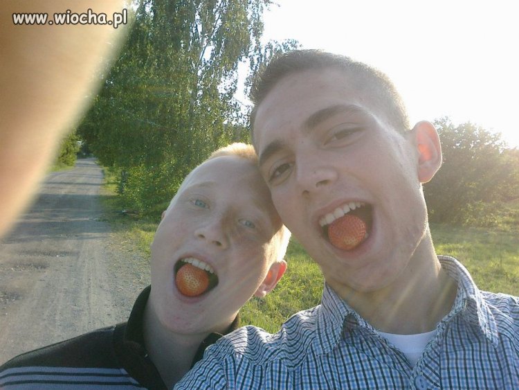 Ja Adrian i truskawki
