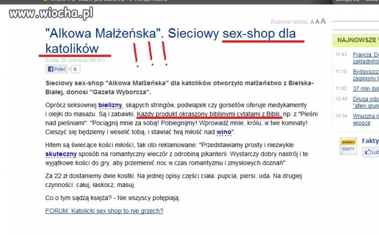 Sex-shop dla katolików