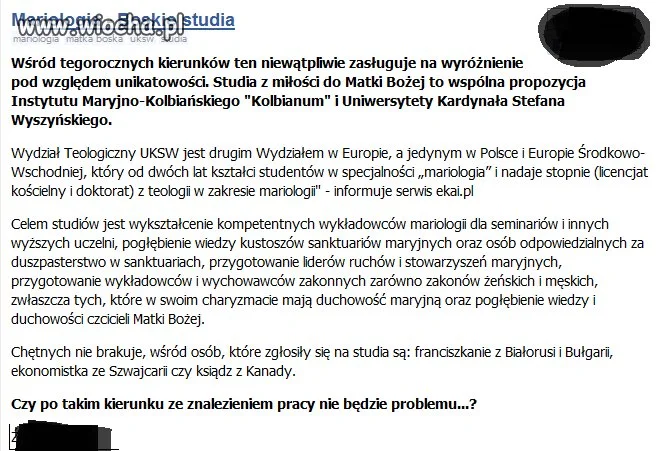 Boskie studia-MARIOLOGIA