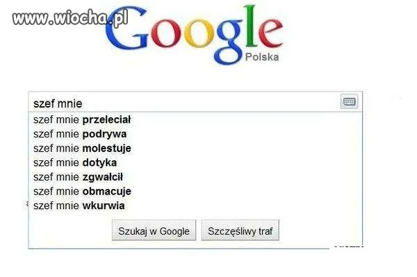 Szef mnie