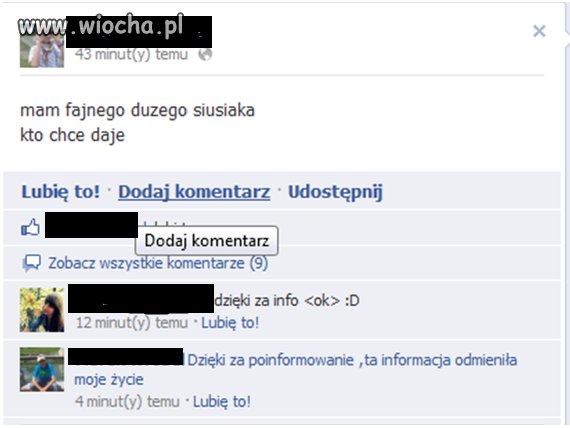 Ludzie już nie mają się czym na fb pochwalić