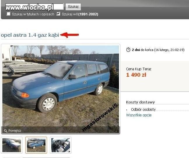 Tak, tak jeździ i trąbi małe kąbi heh...