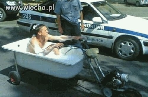 Bał się, że nie zdąży do pracy...