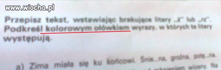 Kolorowy ołówek. Poziom HARD.