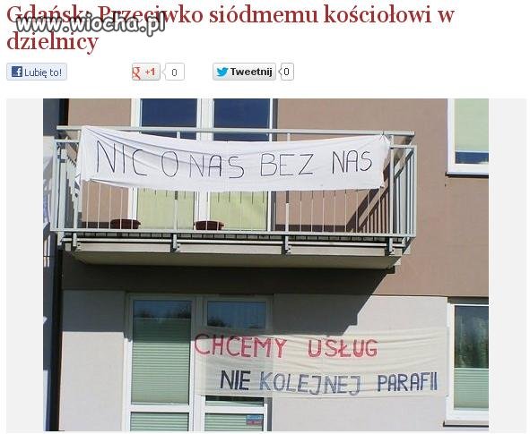 To chyba nie w Polsce?...sklepów chcą zamiast KOŚCIOŁA!