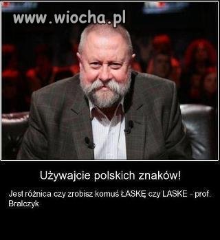 Używajcie polskich znaków!