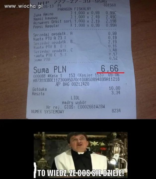 Jeżeli tak wygląda suma na twoim paragonie...