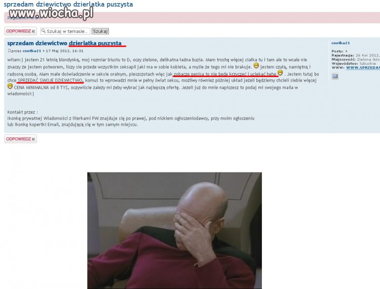 Sprzedam dziewictwo