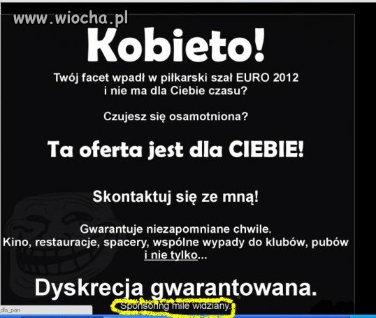Sponsoring MILE widziany?