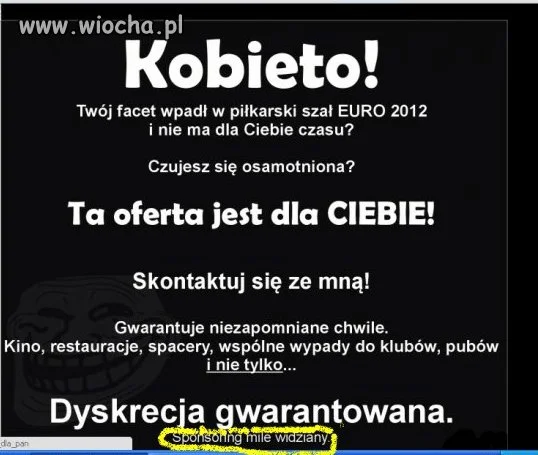 Sponsoring MILE widziany?