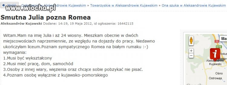 Julia pozna Romea 