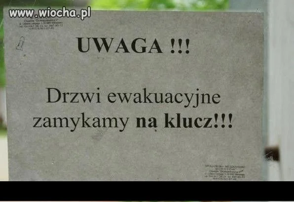W razie potrzeby...
