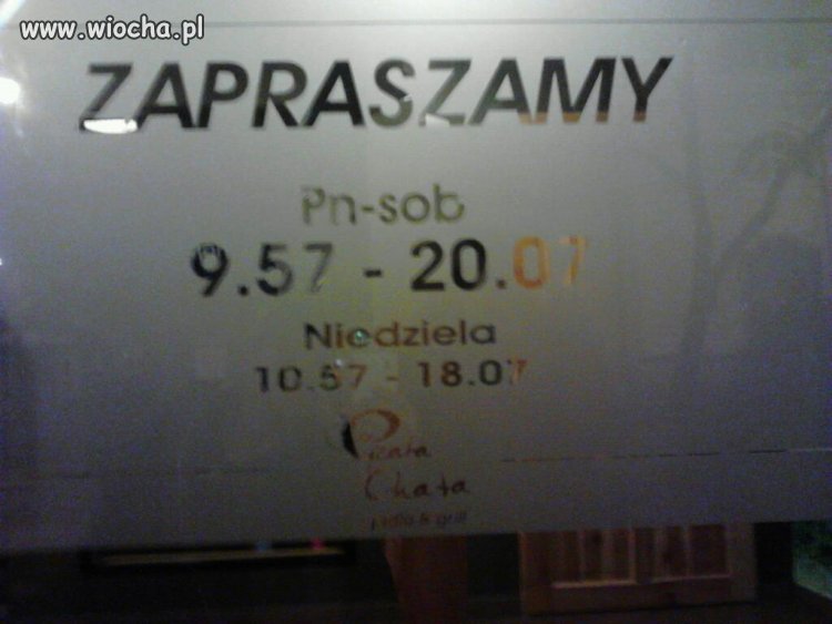 W tym lokalu na pewno panują...
