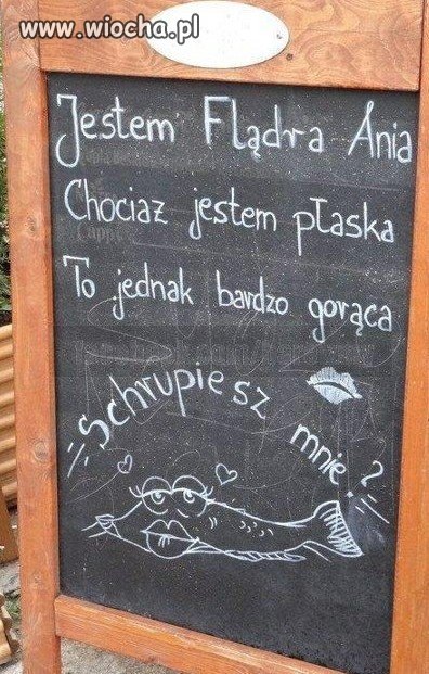 Ktoś chętny na rybkę?
