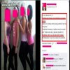 Różowe ślicznotki z przekazem na facebooku