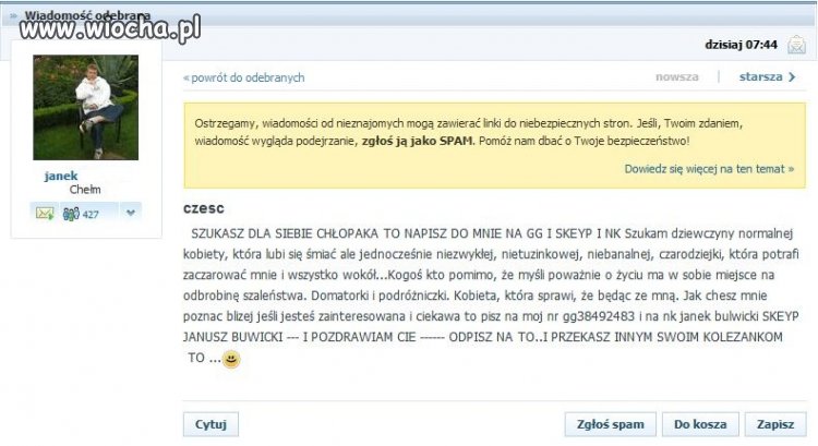 Szukam dziewczyny