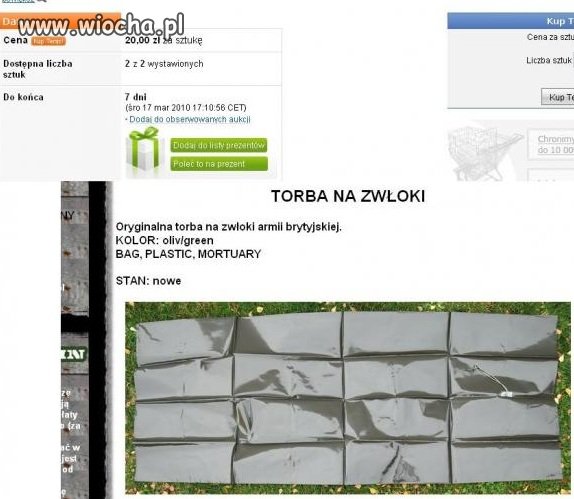 Torba na zwłoki...
