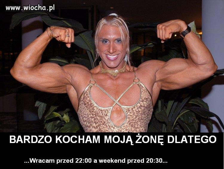 Musi ją bardzo kochać