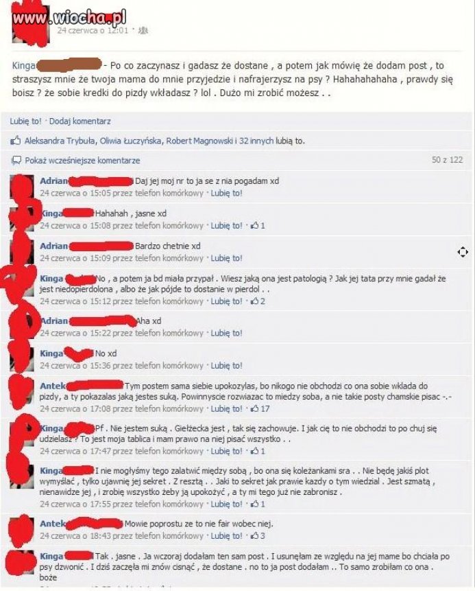 Haha. Rozwiązywanie spraw na facebooku