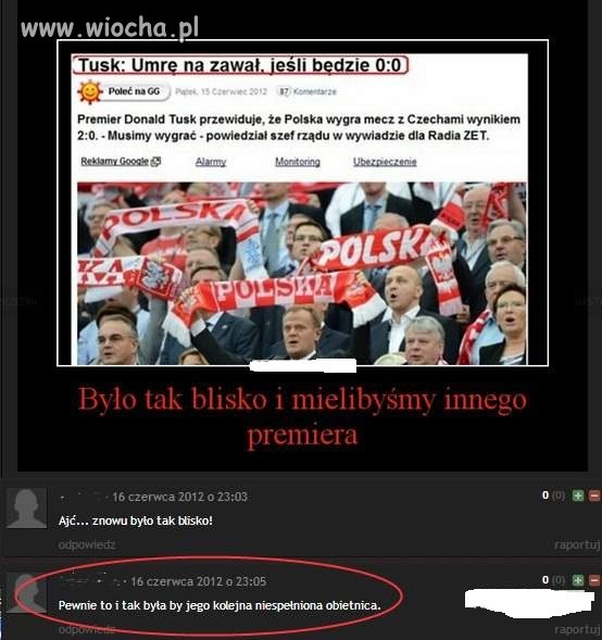 Tusk i jego kolejna obietnica...