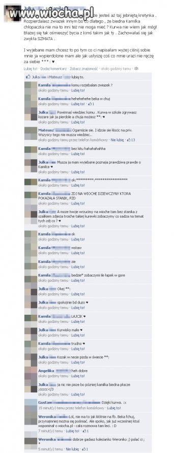 Kłótnie na Facebooku