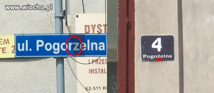 Pogorzelna czy Pogożelna ?