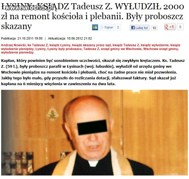 Autorytet moralny ?- Złodziej i krętacz!