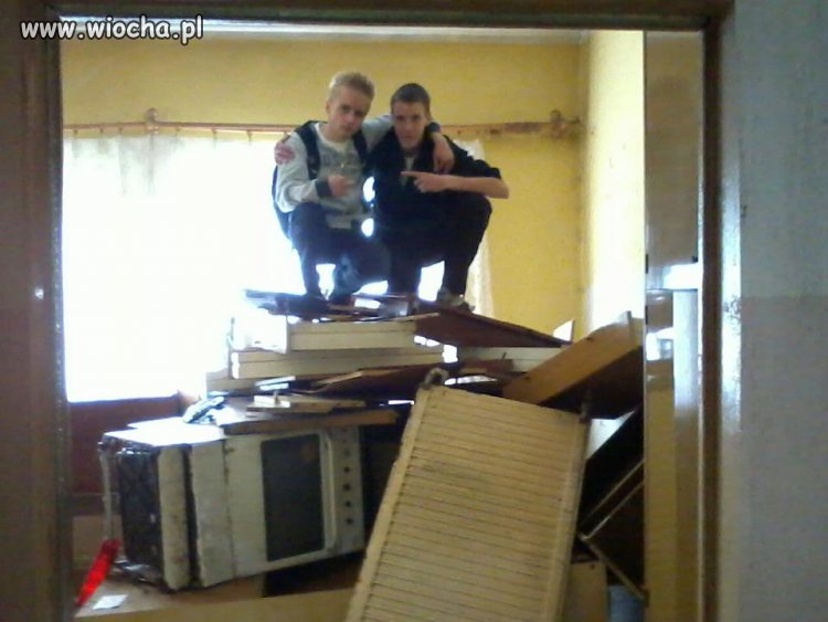 Nieco dziwne przemeblowanie w domu
