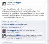 Groźby na fb.