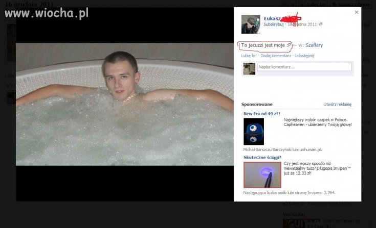 Alwaro w jacuzzi!