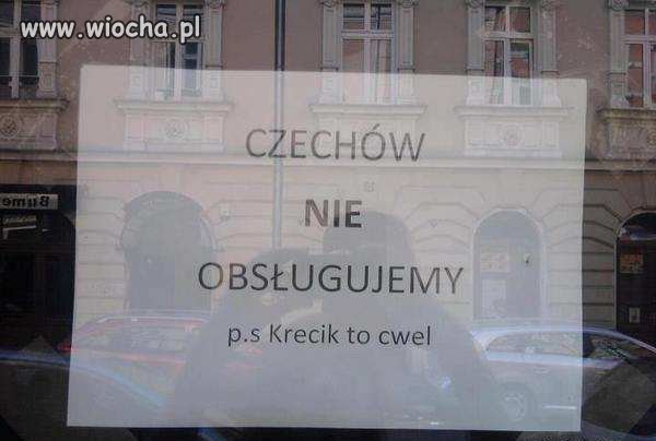 Po porażce z Czechami wywieszono Informacje...
