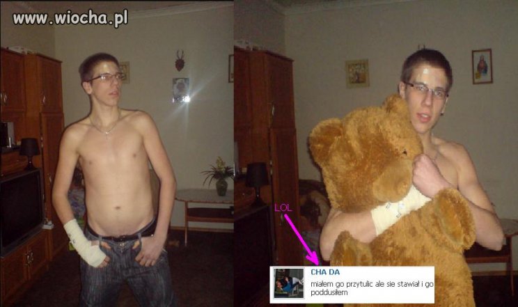 Gangsterka z miśkiem.