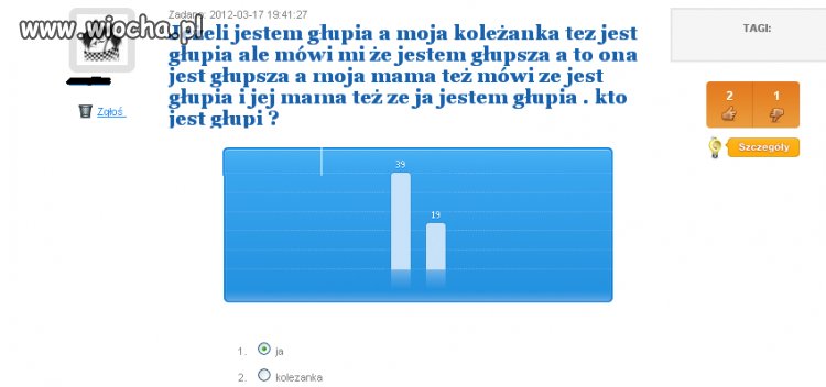 Kto , jest w końcu głupi ? ...