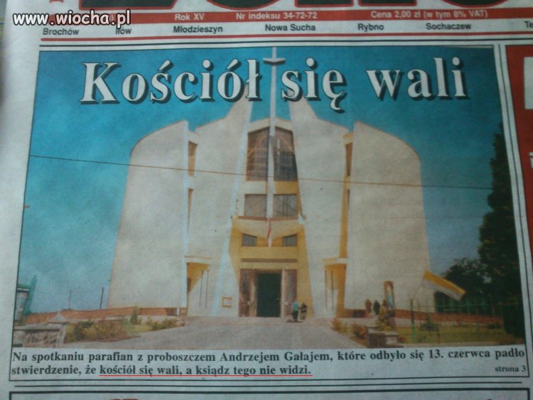 Kościół się wali...