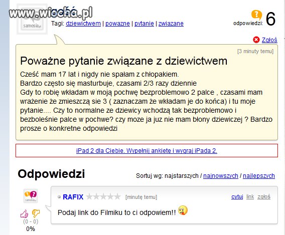 Głodnemu chleb na myśli,