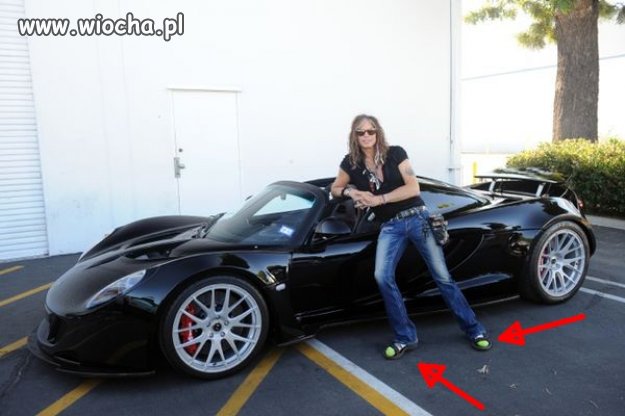 Steven Tyler i jego skarpetki