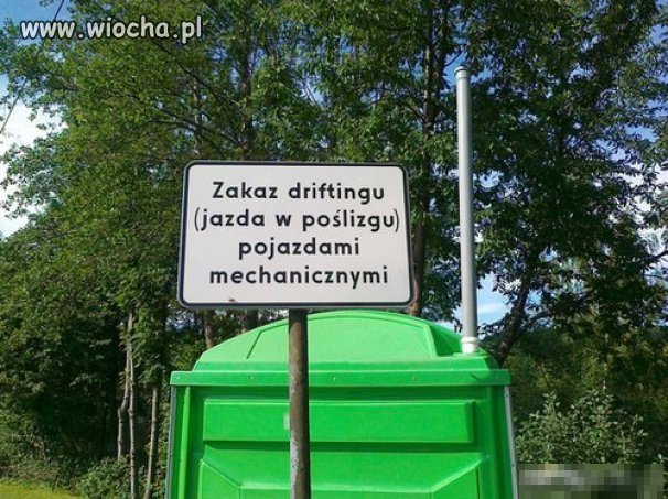 Zakaz driftingu!!! 