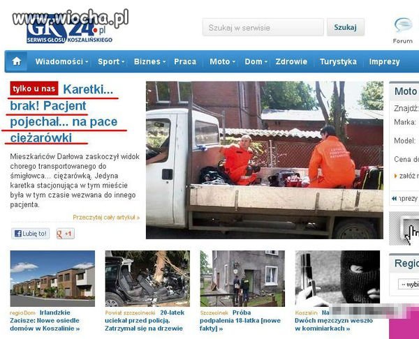Dobrze że chociaż ciężarówka się znalazła