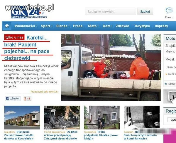 Dobrze że chociaż ciężarówka się znalazła