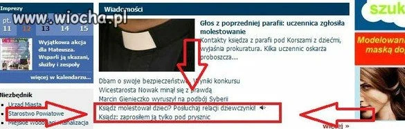 Molestował dzieci.