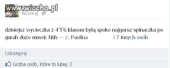 Widać , że z podstawówki
