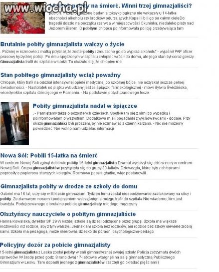 Szkolnictwo  stworzyło wiochę nie gimnazja
