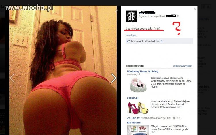 Lans na Fb od d*py strony