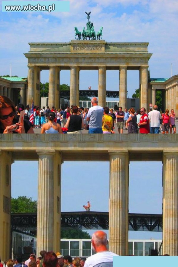 Tym razem to nie Brama Brandenburska jest
