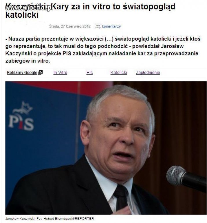 Wsadzajmy ludzi za to, że pragną mieć dzieci
