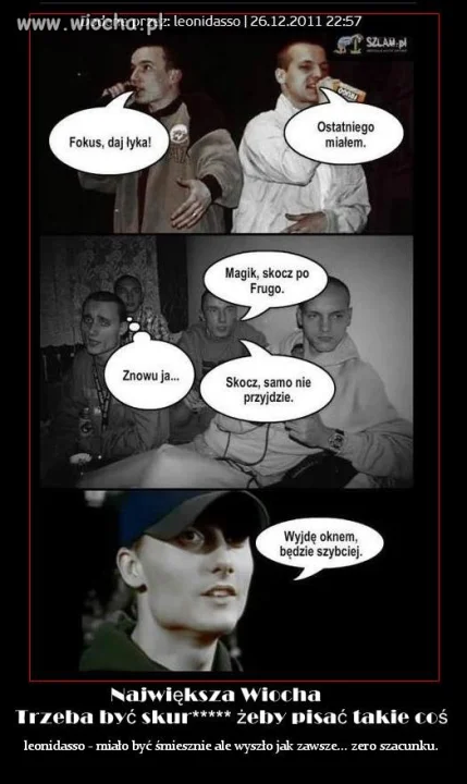 Zero szacunku... 