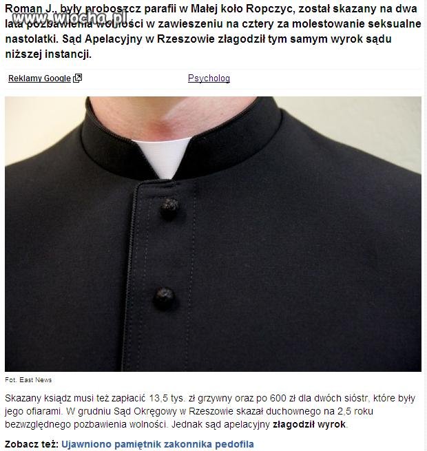 Sąd złagodził wyrok (Jakoś nie jestem zaskoczony)