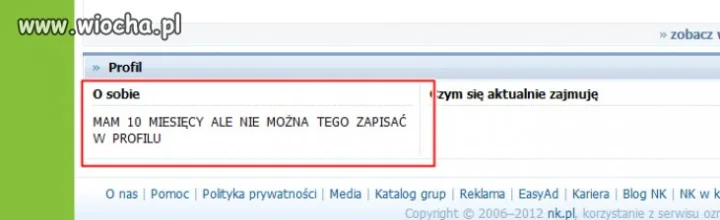 Mam 10 miesięcy...