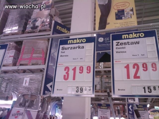 Surzarki nie chcę ale, suszarkę chętnie ...